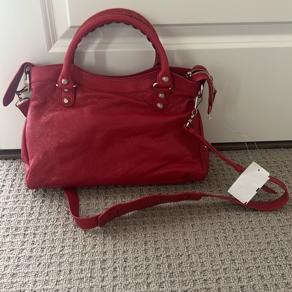 Red Balenciaga Bag - Picture 3 of 3